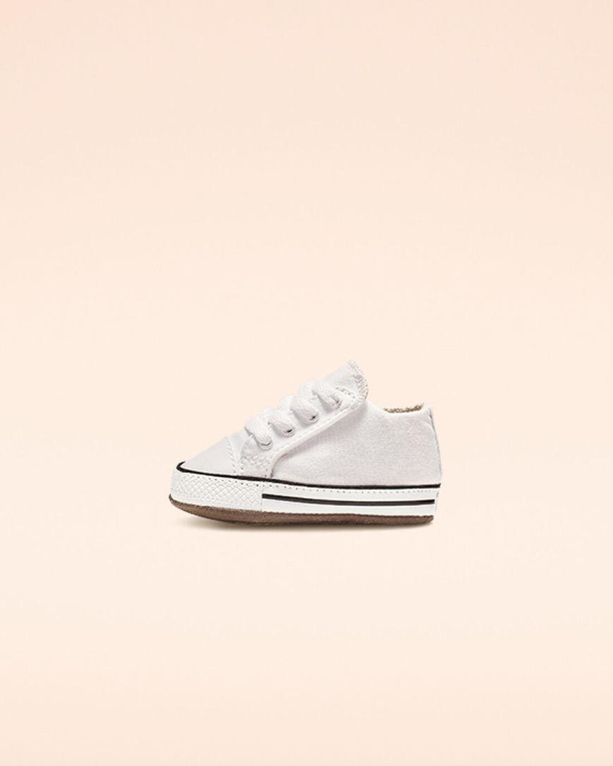 Tenisi Inalti Baieti Converse Chuck Taylor All Star Cribster Easy-On Albi Bej Albi | RO Q13NKI176